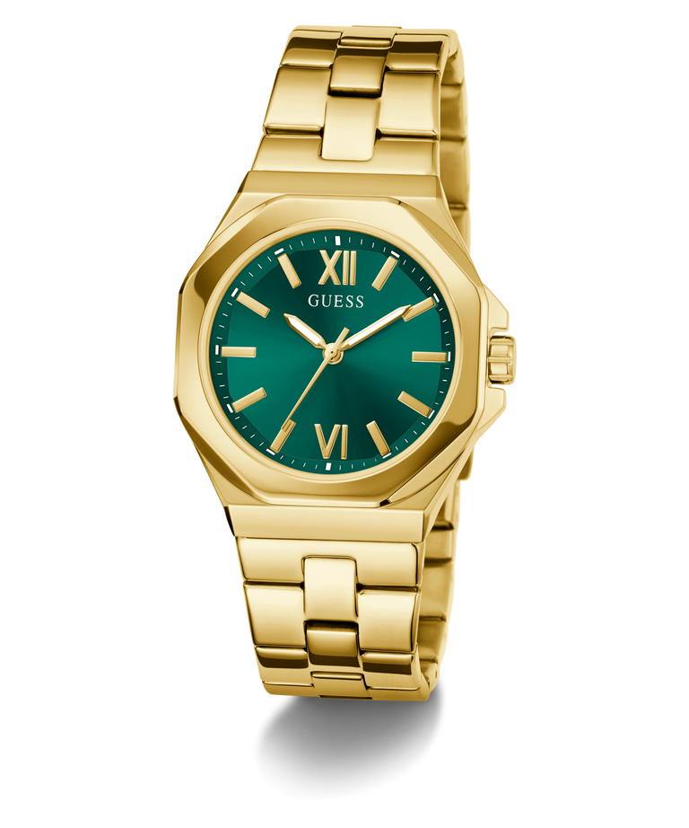 GUESS Ladies Gold Tone Analog Watch