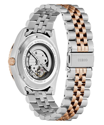 GUESS Mens 2-Tone Automatic Watch