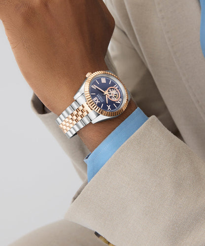 GUESS Mens 2-Tone Automatic Watch