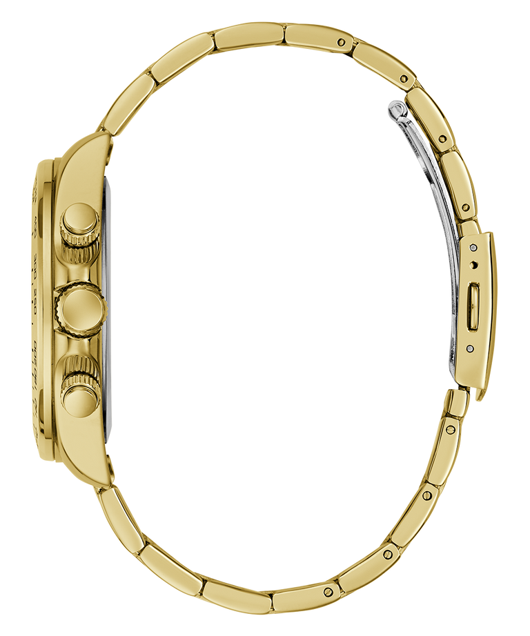 GUESS Mens Arthur Gold Tone Analog Watch