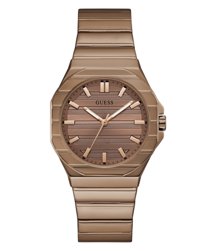 GUESS Mens Jaq Coffee Analog Watch
