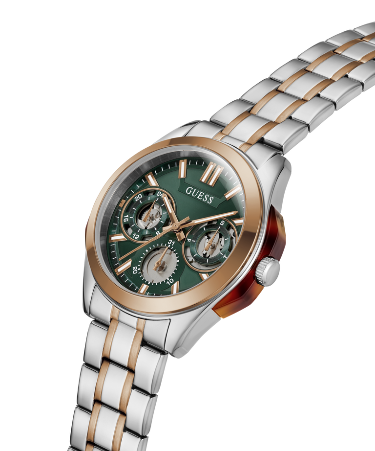 GUESS Mens 2-Tone Multi-function Watch
