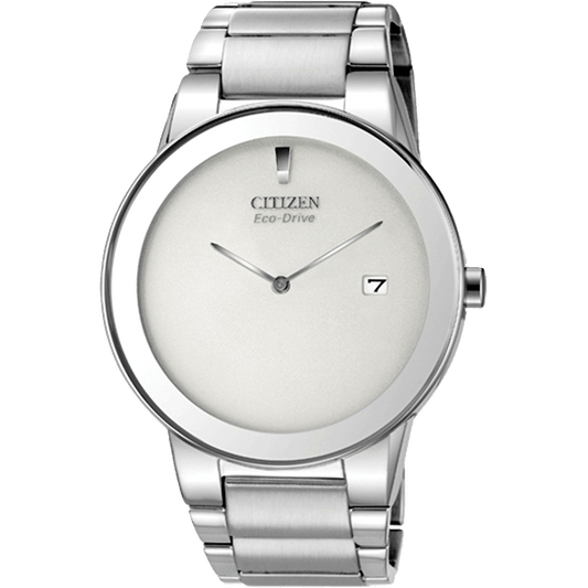 Citizen Eco-Drive Gents Watch White Dial - AU1060-51A