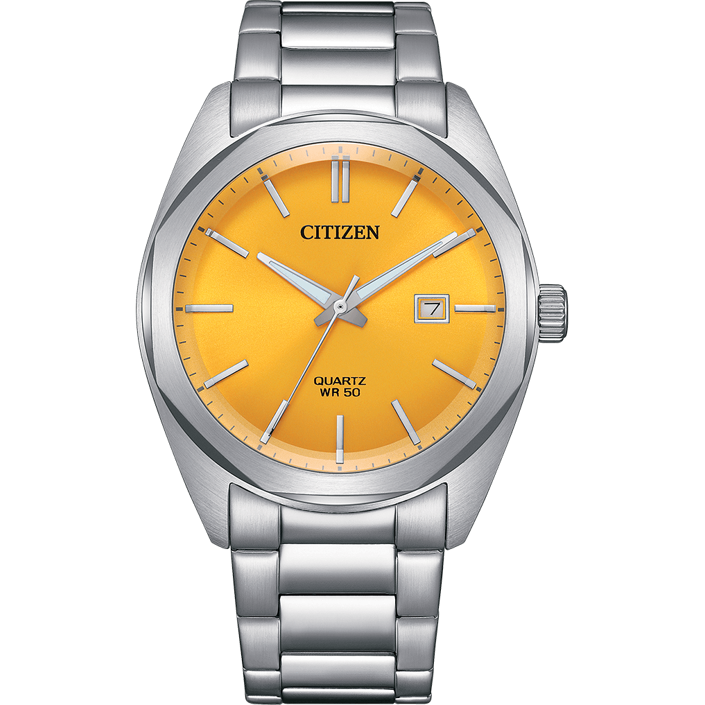 Citizen Quartz Gents Watch Yellow Dial - BI5110-54Z