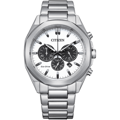 Citizen Eco-Drive Gents Watch White Dial - CA4590-81A