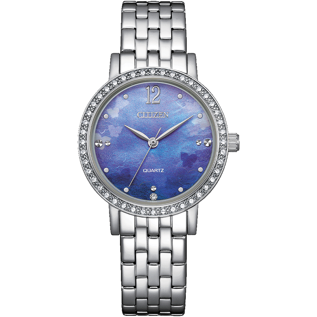 Beginning Blue - Quartz 3 hand