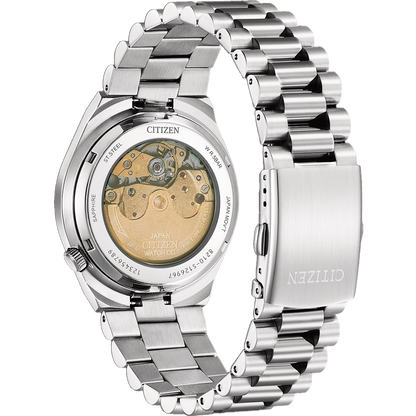 Tsuyosa Men Automatic Yellow Dial Analog Stainless Steel Watch NJ0150-81Z