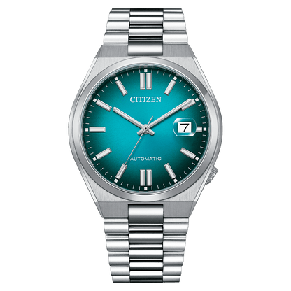 Tsuyosa Men Automatic Green Dial Analog Stainless Steel NJ0151-88X