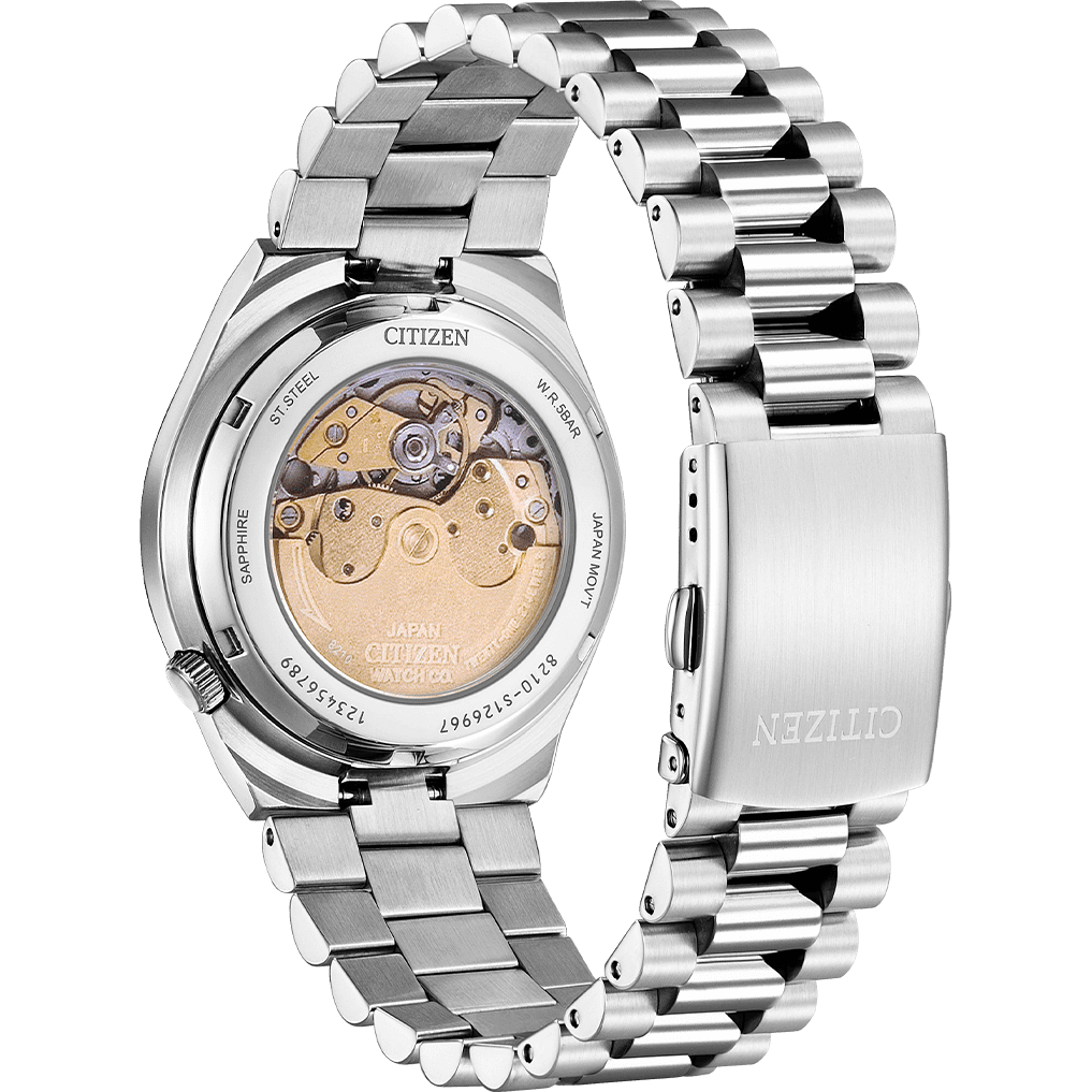 Tsuyosa Men Automatic Green Dial Analog Stainless Steel NJ0151-88X