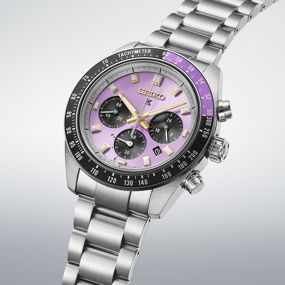 Seiko 145th Anniversary Limited Edition Prospex Speedtimer in Edo Purple - HBJ005P1