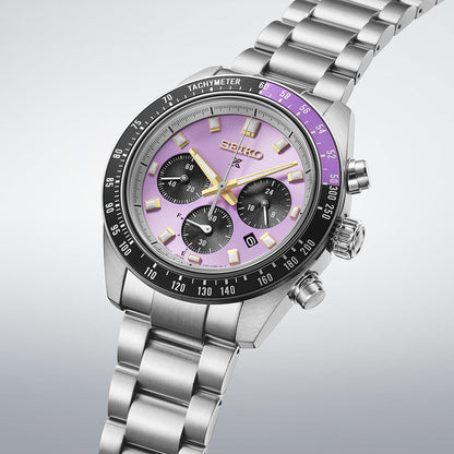Seiko 145th Anniversary Limited Edition Prospex Speedtimer in Edo Purple - HBJ005P1
