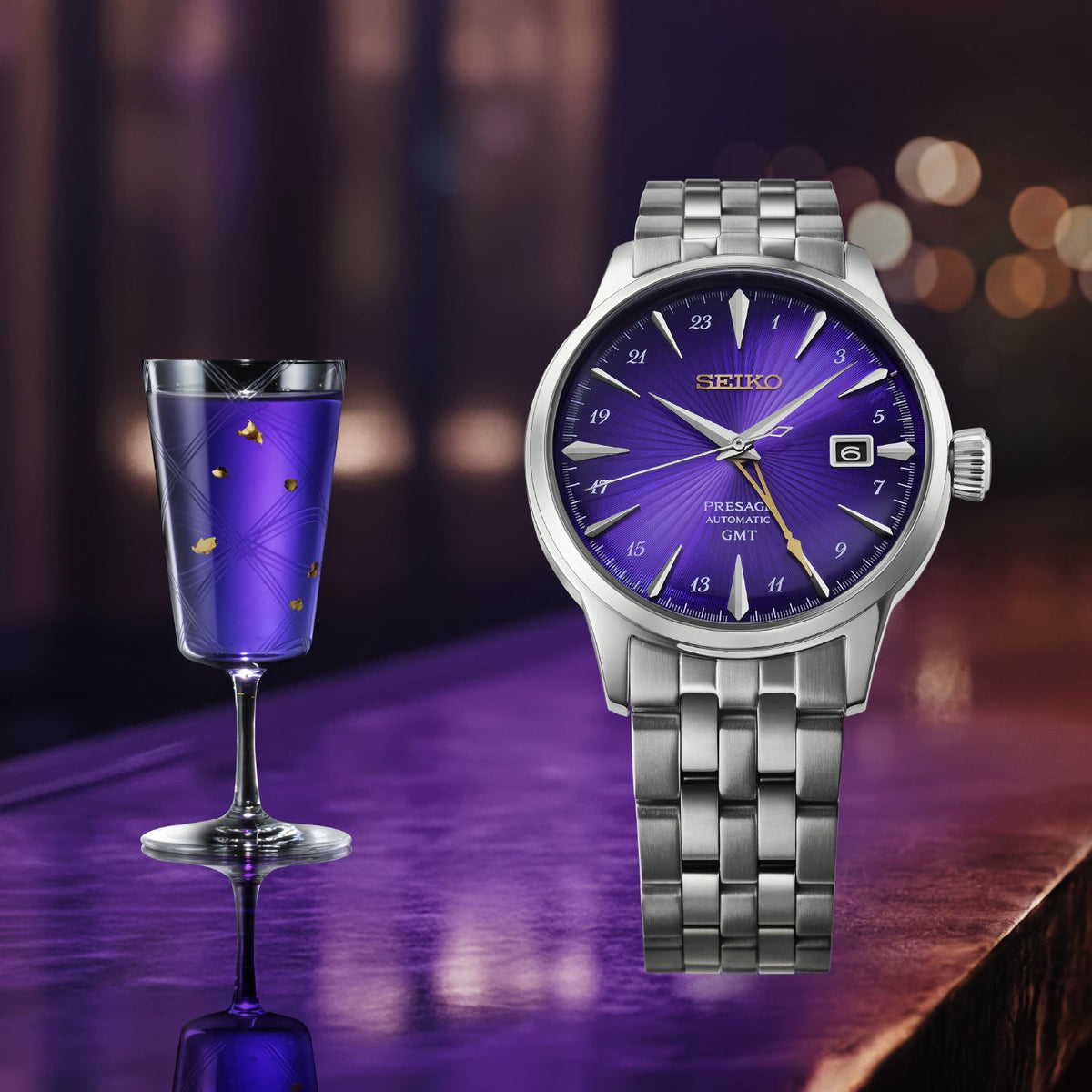 Seiko Presage Cocktail Time HCB006J1 lifestyle photo