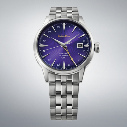 Seiko Presage Cocktail Time HCB006J1 front close-up