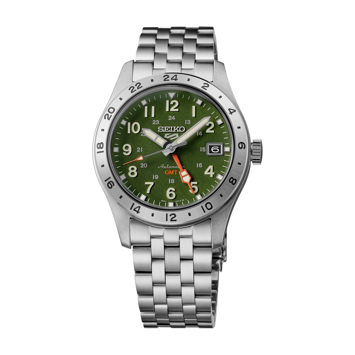 Seiko 5 Sports GMT Green Dial - HDB001K1