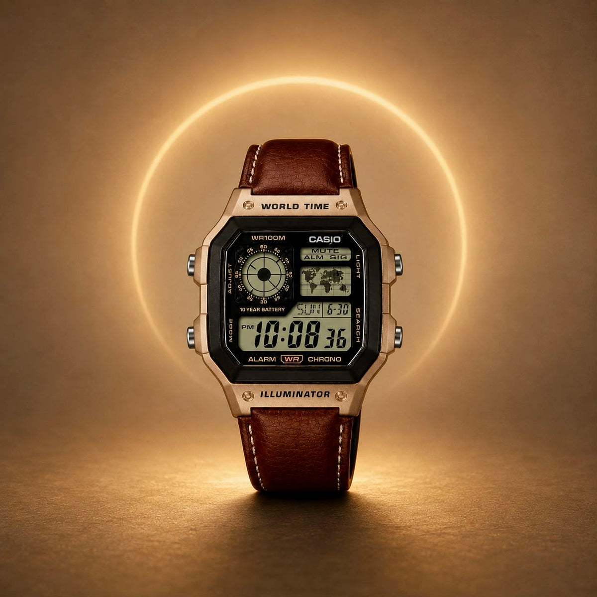 Casio Royale STANDARDAE-1200WHL-5AV D383