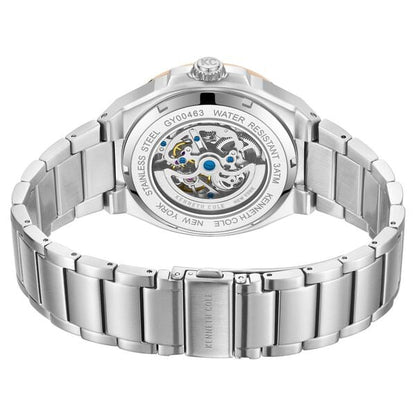 Kenneth Cole Automatic Grey Dial With Silver Stainless Steel Strap Watch For Men NTKCWGY0046303MN