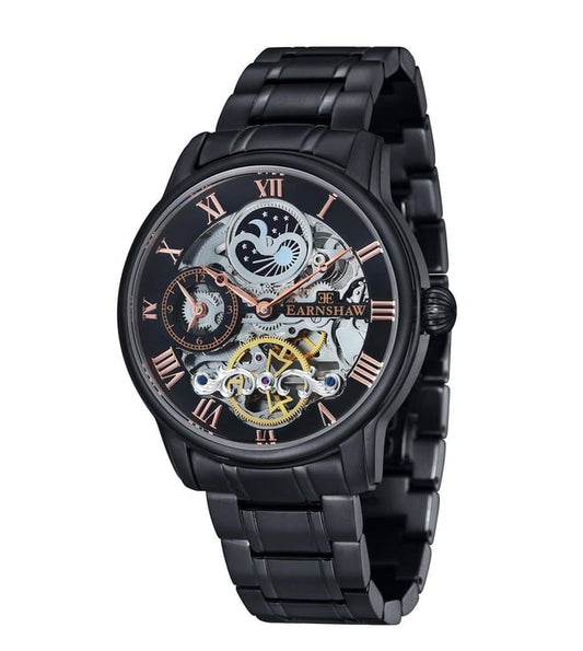 ES-8006-55 Longitude Skeleton Automatic Multifunction Watch for Men