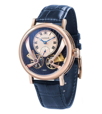 ES-8059-05 Beaufort Anatolia Mech Automatic Open Heart Skeleton Watch for Men