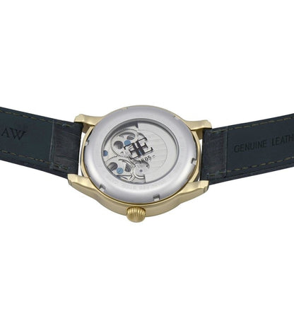 ES-8006-09 Longitude Automatic Skeleton Dual Time Multifunction Watch for Men