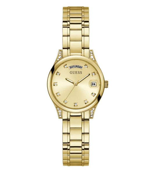 MINI AURA Women Champagne Round Dial Analog Watch - GW0385L2