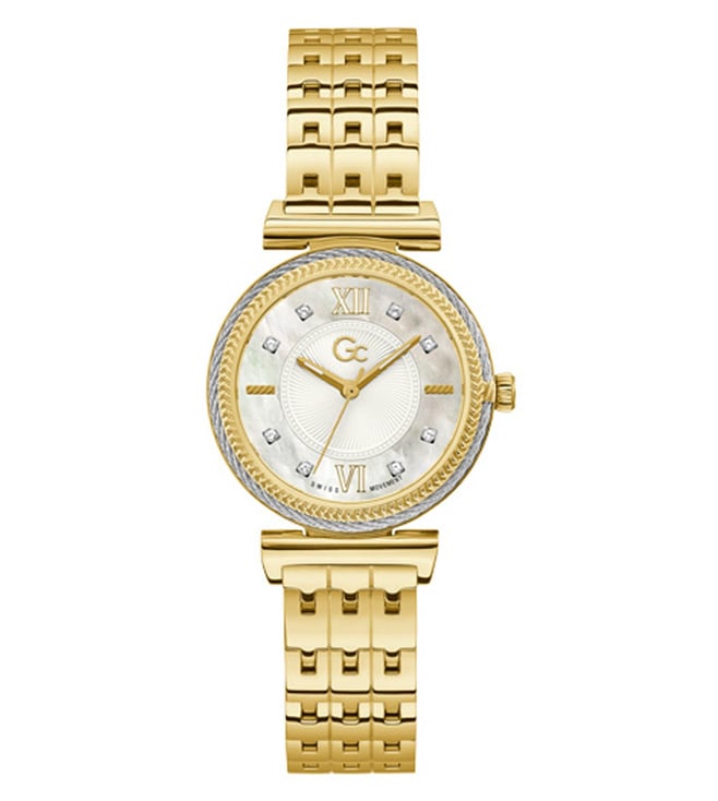 GC Sport Chic Collection White Dial Swiss Movement Women's Watch -Y88003L1MF