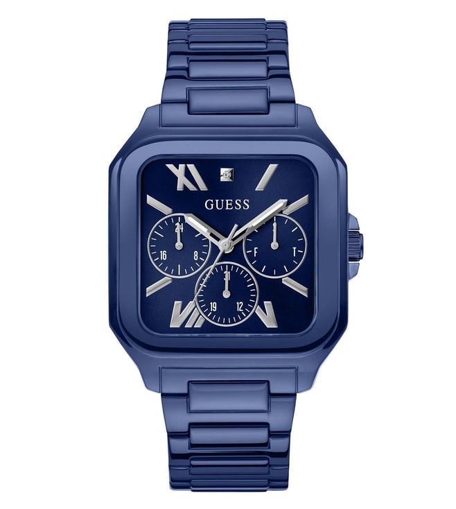 INTEGRITY Men Blue Square Dial Analog Watch - GW0631G3