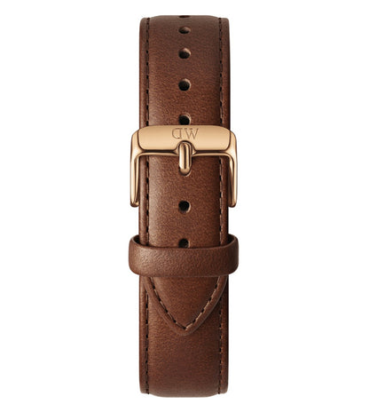 Iconic Men Brown Round Dial Analog Watch - DW00100640K