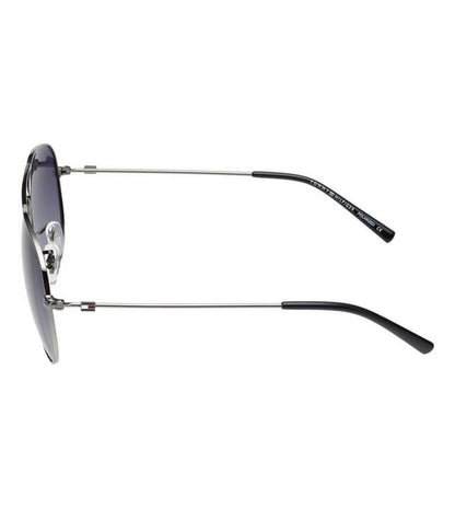 Grey 100% UV Protected Lens Gun Aviator Sunglasses for Men-TH 1573 C3 S