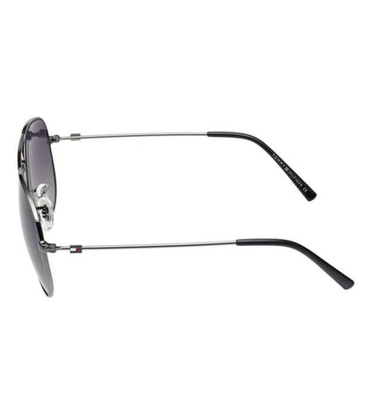 Blue 100% UV Protected Lens Gun Aviator Sunglasses for Men-TH 1574PL C1 S