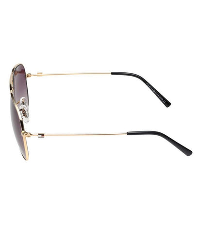 Green 100% UV Protected Lens Gold Aviator Sunglasses for Men-TH 1574PL C4 S