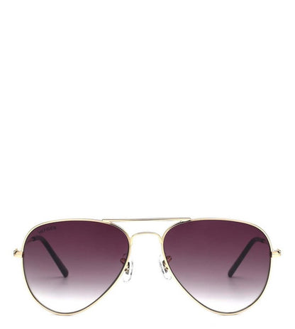 Green 100% UV Protected Lens Gold Aviator Sunglasses for Men-TH 1574PL C4 S