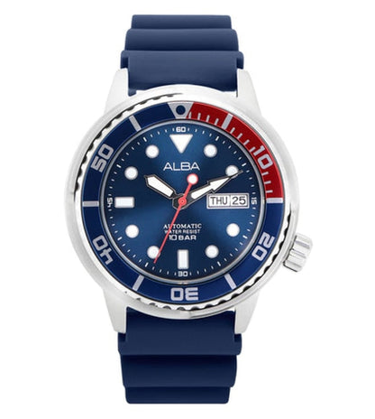 Mechanical Blue Men 43mm Watch Automatic AL4251X1