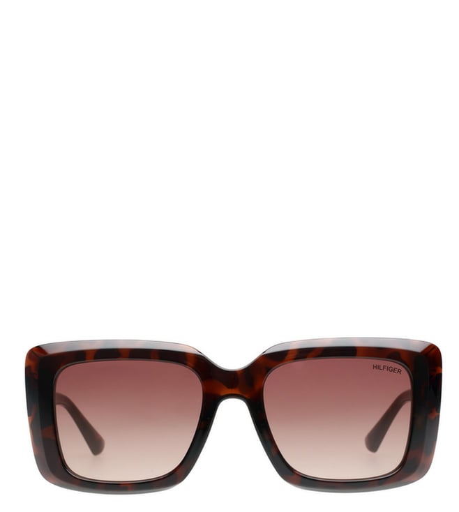 Brown UV Protected Square Sunglasses for Women TH 1593 C2 52