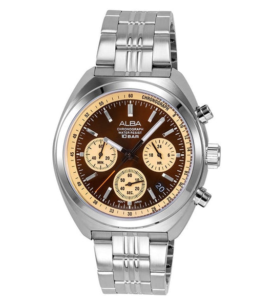 Active Brown Men 40.95mm Watch Quartz AT3K07X1