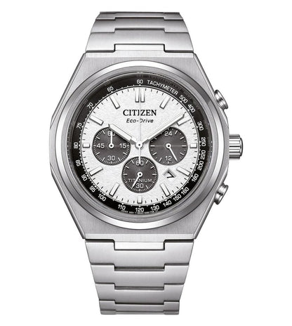 Zenshin Eco drive Chronograph with Men 42.5 mm CA4610-85A