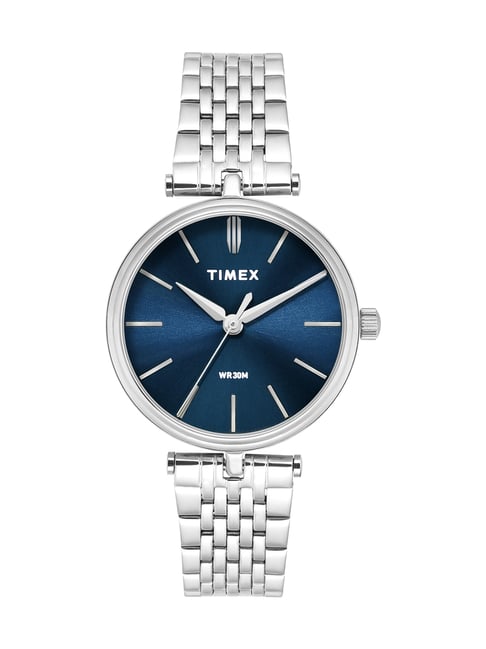 Trendline Women Quartz Blue Dial Analog Stainless Steel Watch TWTL14000