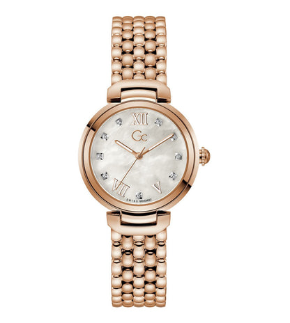 White Round Dial Analog Women's Watch - Z64004L1