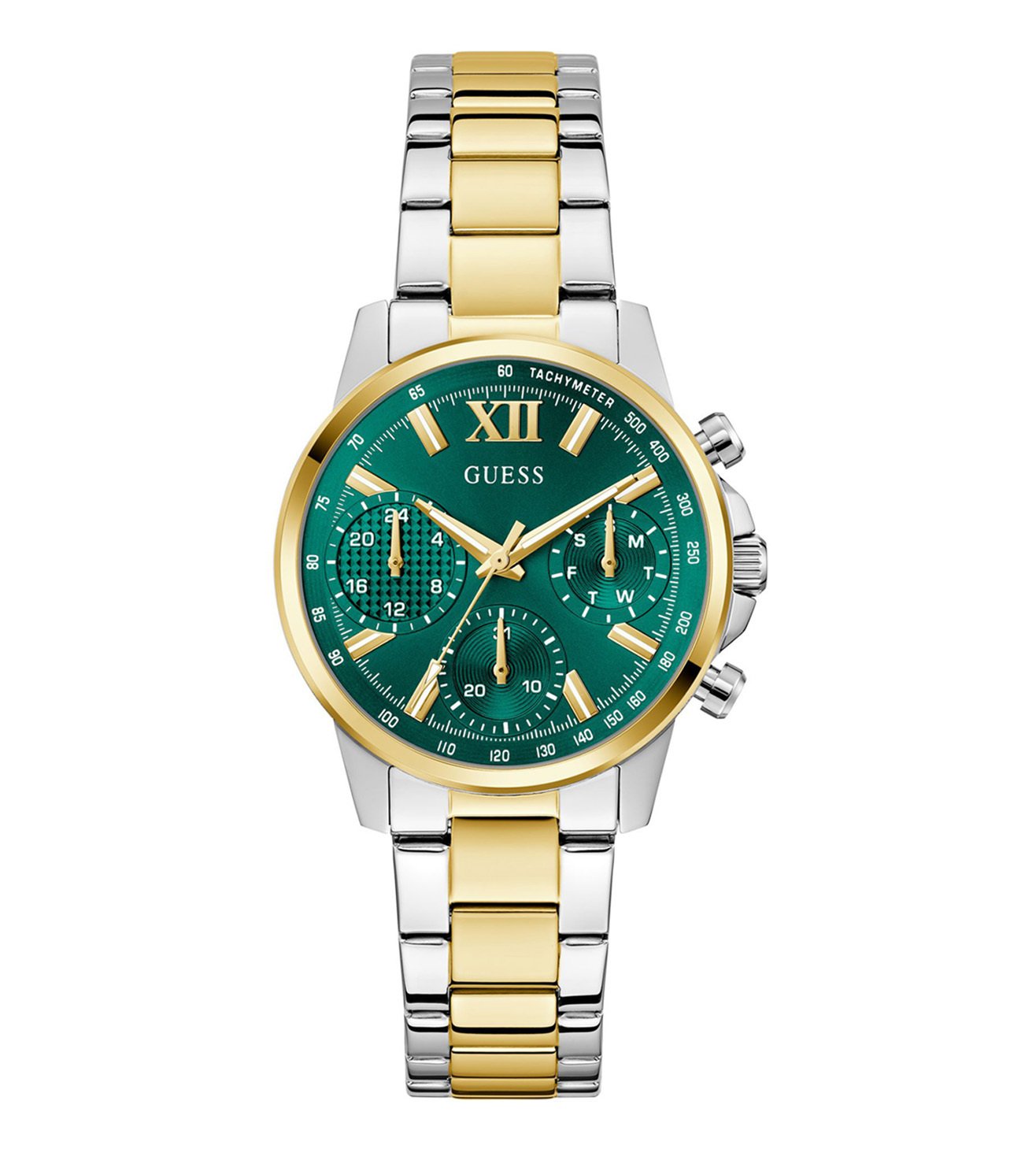 Green Round Dial Analog Women's Watch - GW0933L7