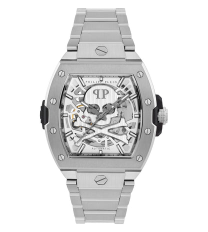 Silver Tonneau Dial Automatic Men Watch - PWJFA0425