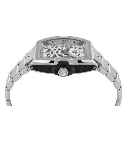 Silver Tonneau Dial Automatic Men Watch - PWJFA0425