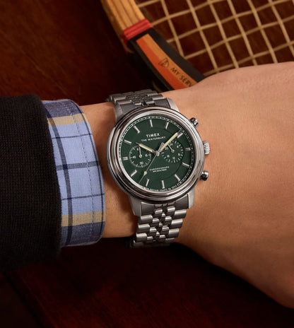 Waterbury Metropolitan Green Round Dial Analog Men Watch - TW2Y23600IK