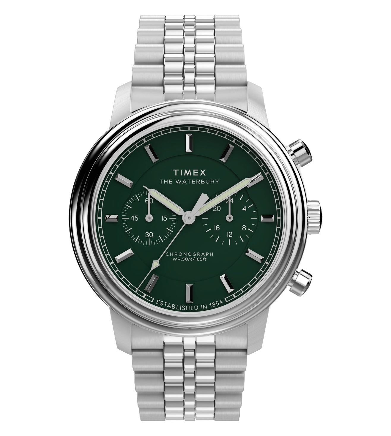 Waterbury Metropolitan Green Round Dial Analog Men Watch - TW2Y23600IK