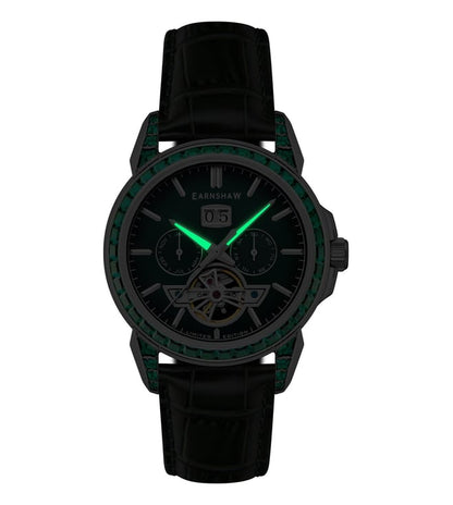 Nawab Grand Date Calendar Open Heart Automatic Multifunction Men 43 mm ES-8305-03
