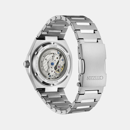 Zenshin Men Automatic Champagne Dial Analog Titanium Watch NK5020-58P