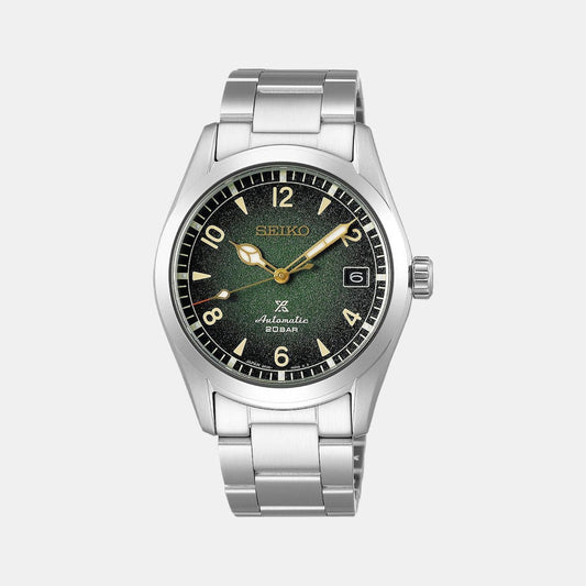 Prospex Men Automatic Green Dial Analog Stainless Steel Watch SPB155J1