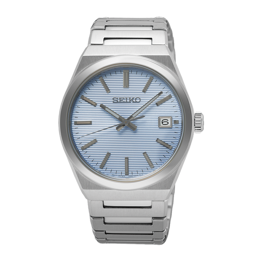 Men’s Quartz Watch with Textured Blue Dial - SUR599P1
