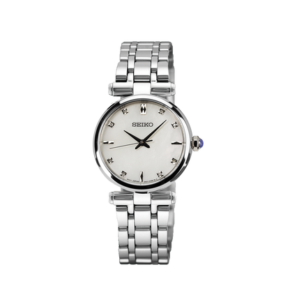 Seiko Ladies Mother of Pearl Watch with Diamond Markers - HGH005P1