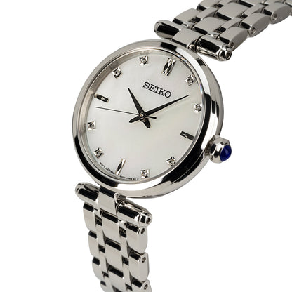 Seiko Ladies Mother of Pearl Watch with Diamond Markers - HGH005P1