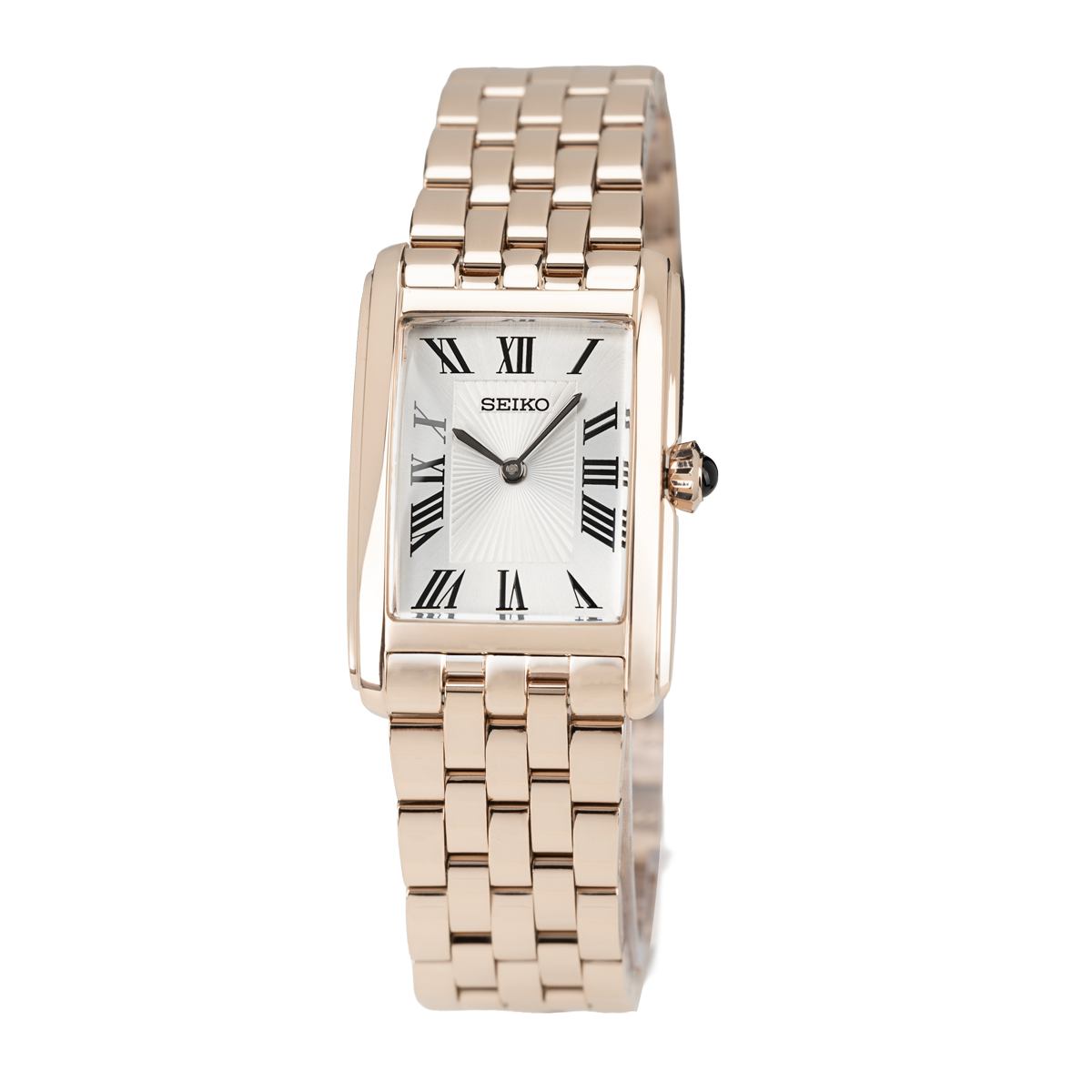 Seiko Ladies Dress Watch in Rose Gold-tone with Roman Numeral Dial - HGG002P1