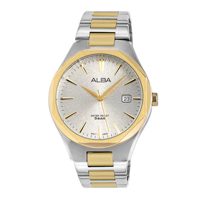 AS9U52X1 Gold + Silver Dial Watch